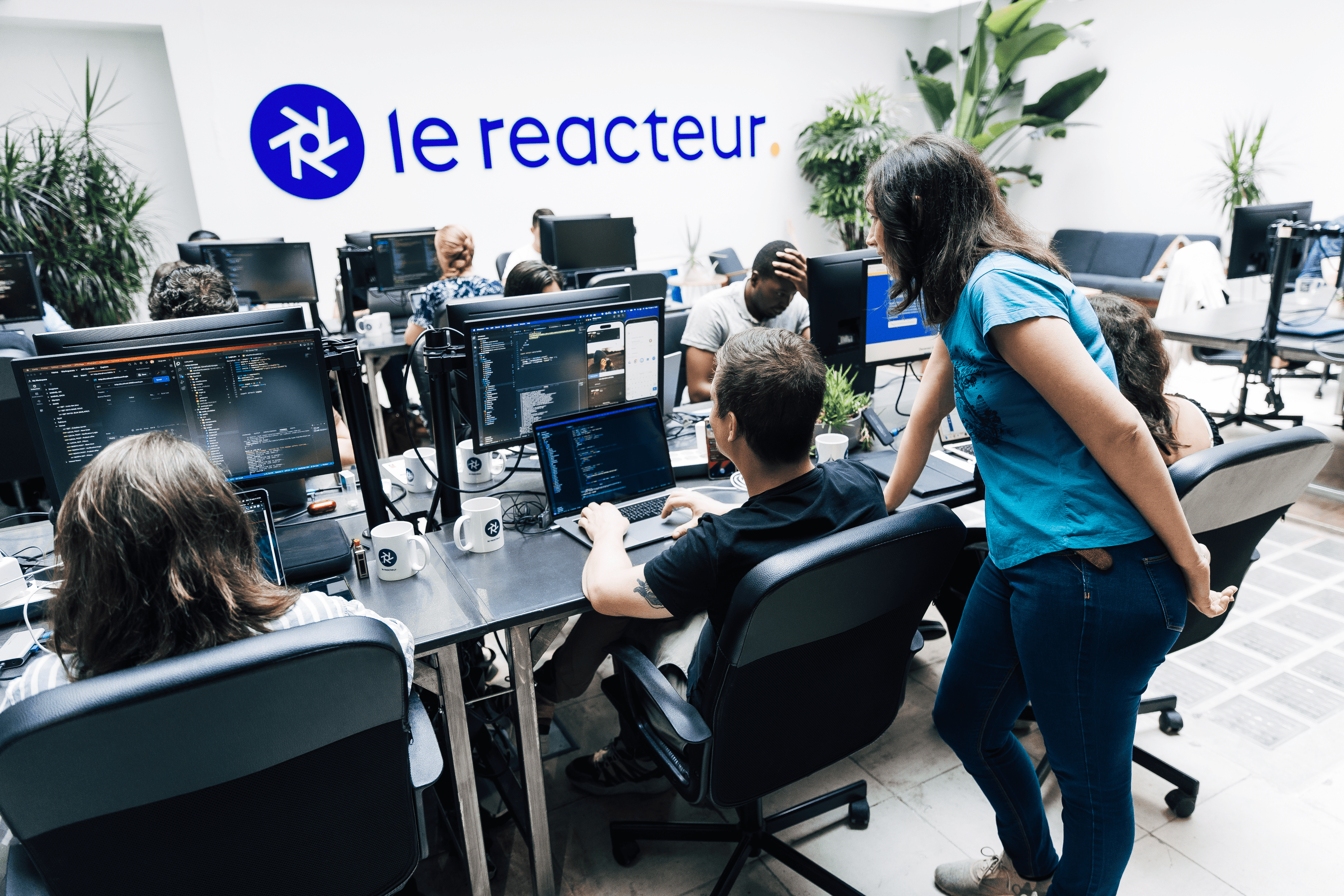 Les élèves au Reacteur